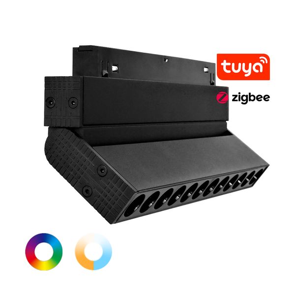 Магнитный трековый светильник поворотный grille RGB+CCT (2700-6500K) 6W Zigbee3.0о SPL-MG5-06FZL фото