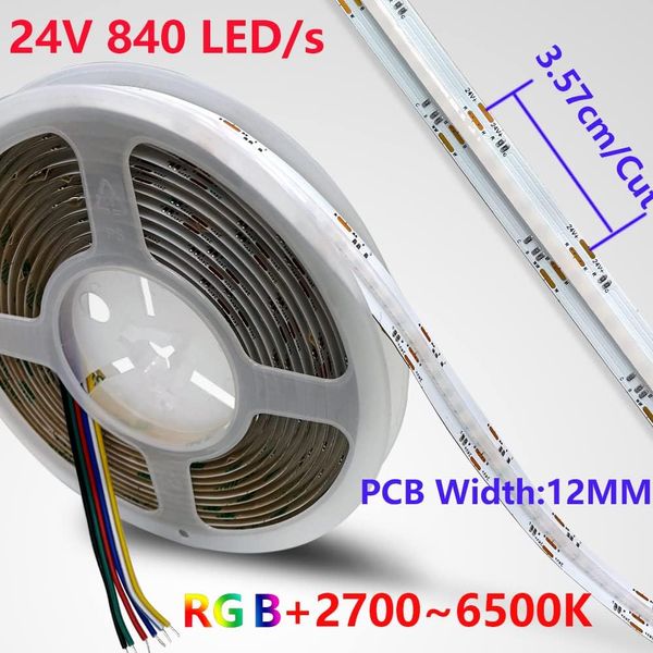 Премиум LED лента COB RGB+CCT MI-LED-RGBW840CCT2420-COB MI-LED-RGBW840CCT2420-COB фото