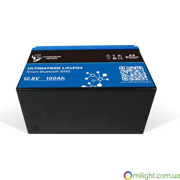 Lithium Battery 12.8V 100Ah LiFePO4 Smart BMS With Bluetooth UBL-12-100 photo